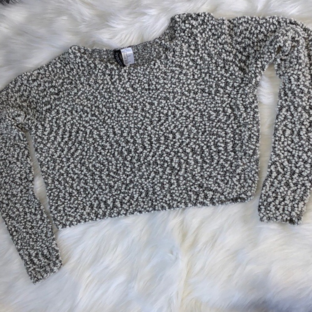 H&M Long Sleeve Crop Top
